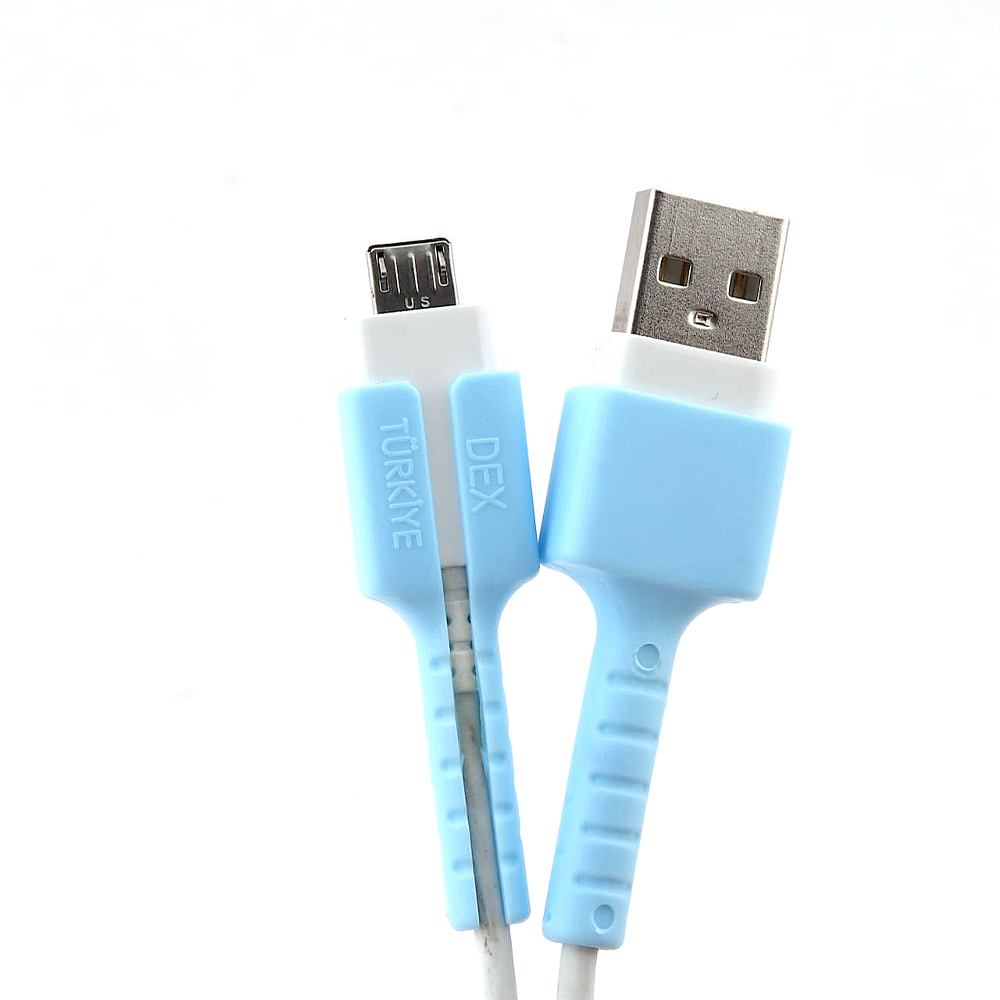 Android Micro USB Kablo Koruyucu – Mavi [100 Adet]