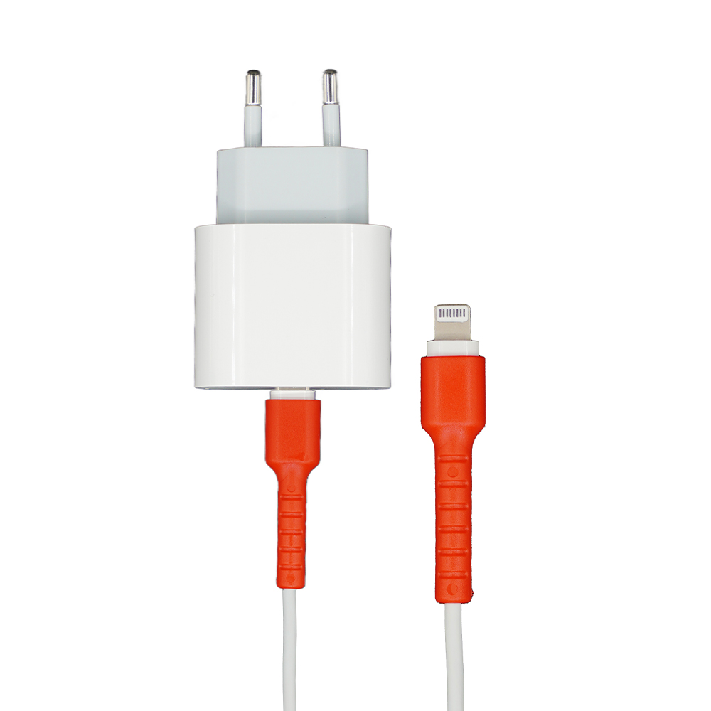 iPhone Yeni Nesil Kablo Koruyucu – Kırmızı [100 Adet]